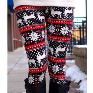 Reindeer Leggings Super Soft & Cozy